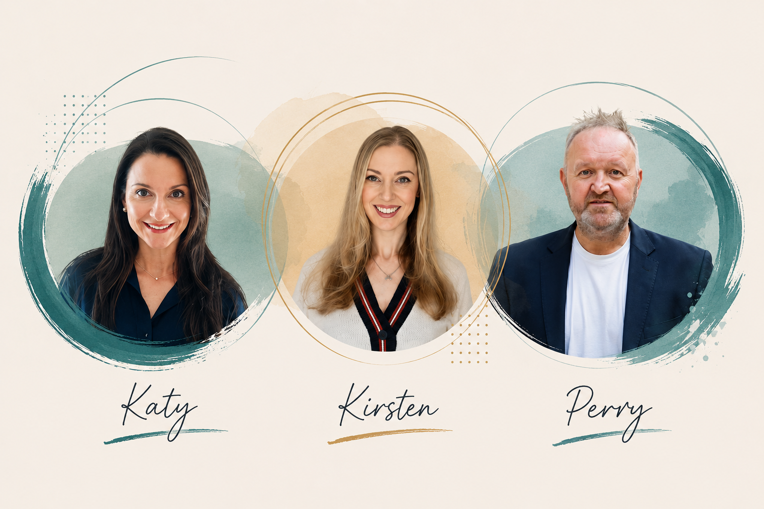 Katy, Kirsten and Perry — the human core of PTHR