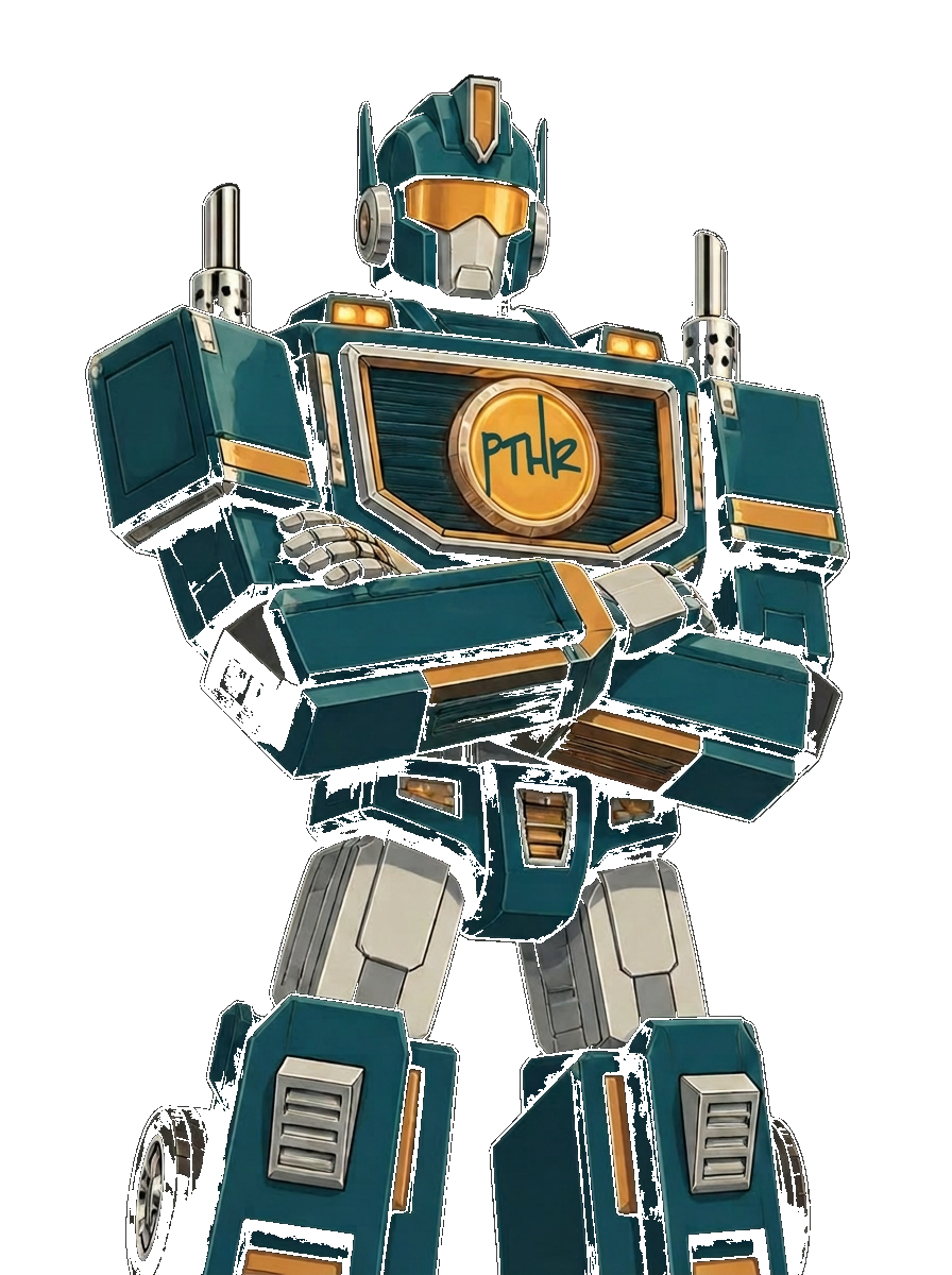Morphic, the PTHR AI, illustrated as a friendly robot